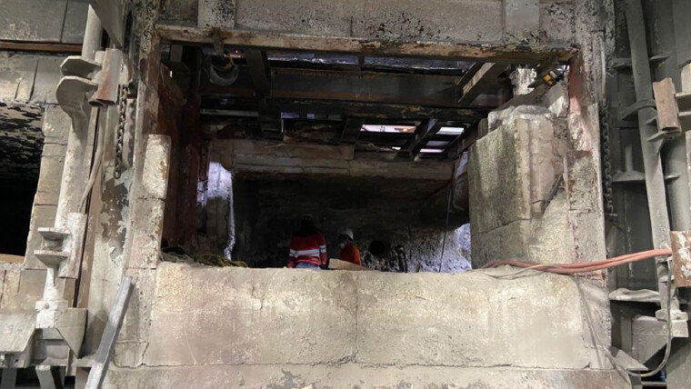 Reparación Horno Revebero Aluminio 40 Ton